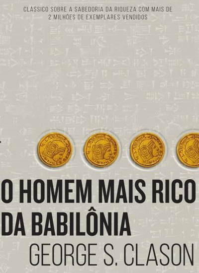 Capa do livro "O Homem Mais Rico da Babilônia"