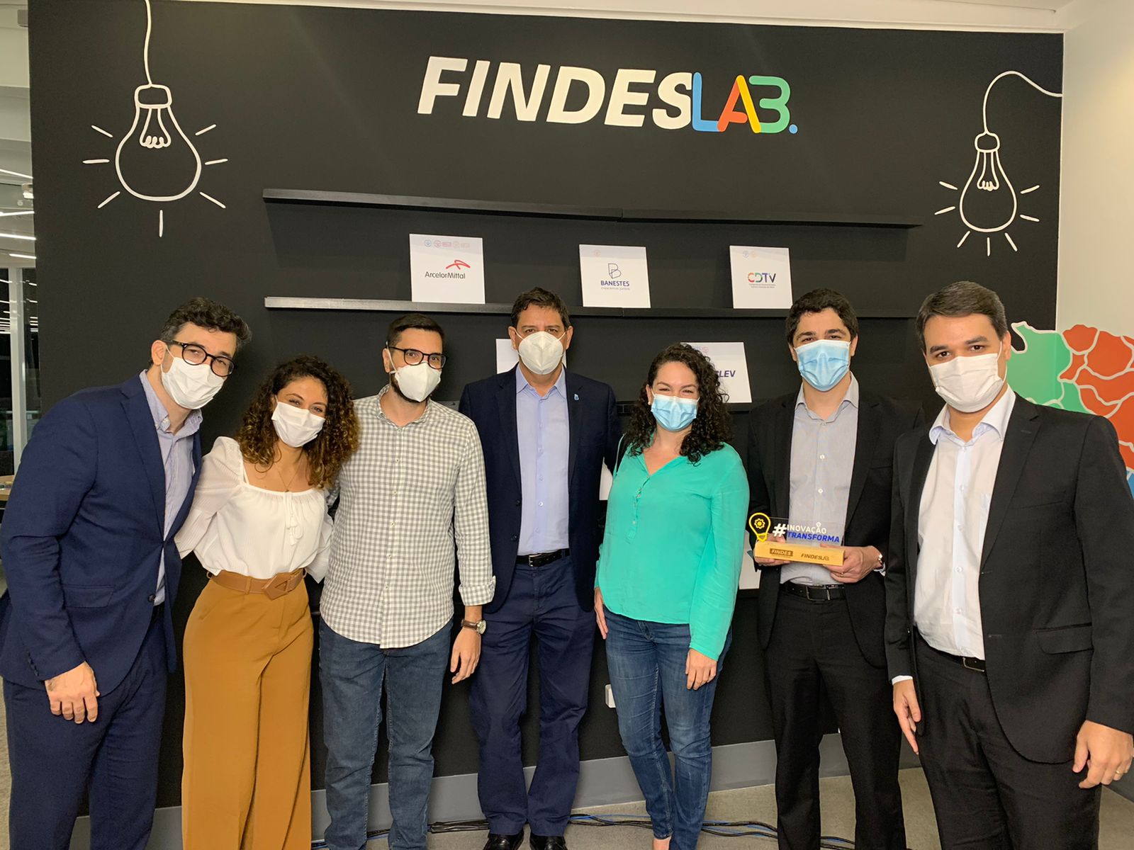 Equipe Banestes participa da abertura oficial do Programa Findeslab de Empreendedorismo Industrial 2021.