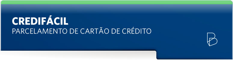 Banner Credifácil Parcelamento de cartão de crédito
