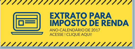 Banner Disponível extrato para imposto de renda 2018